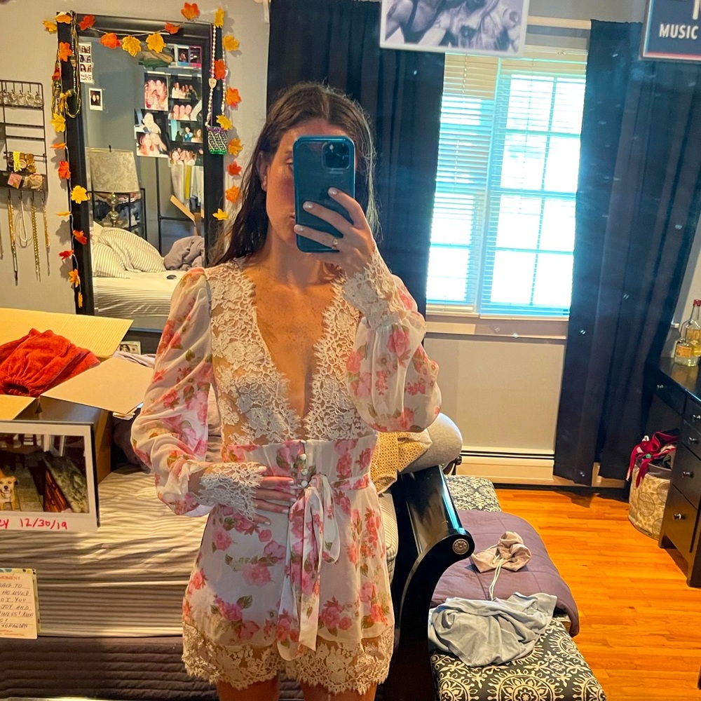 For Love and Lemon Floral Slip Dress